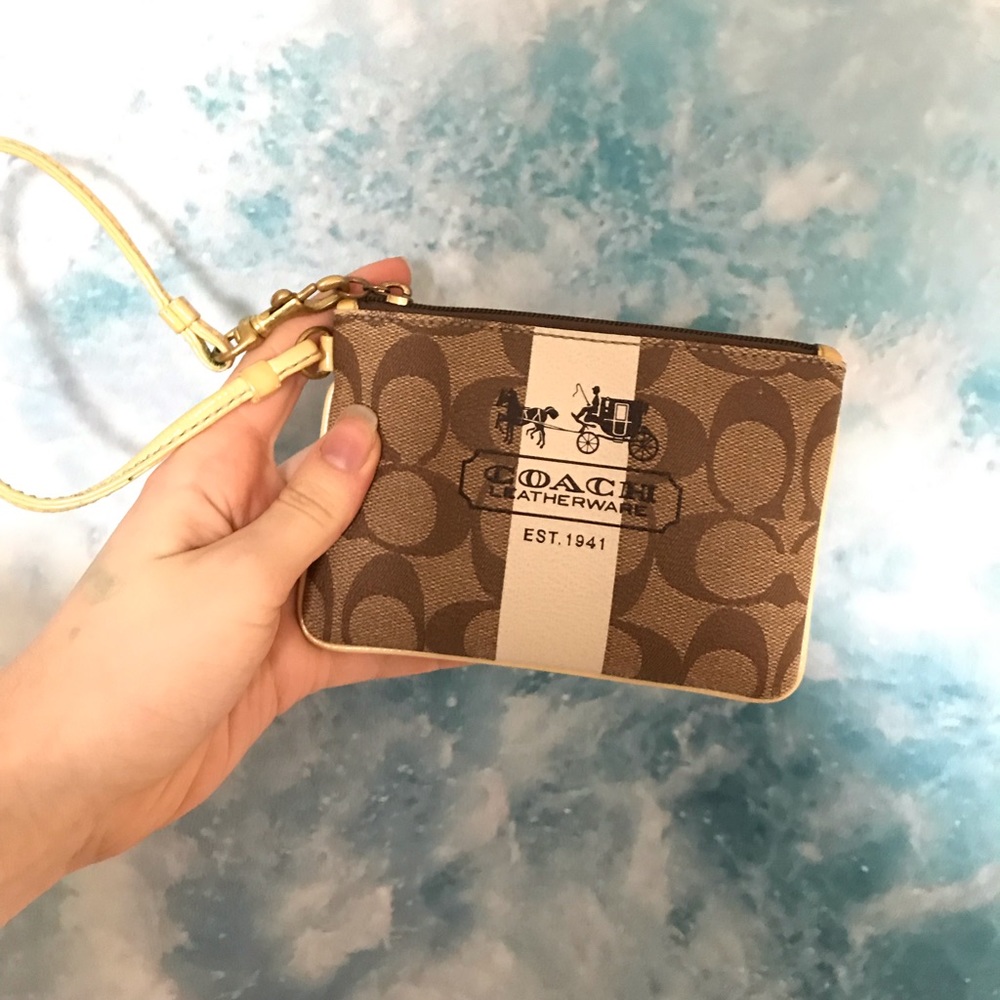 COACH Leather Clutch